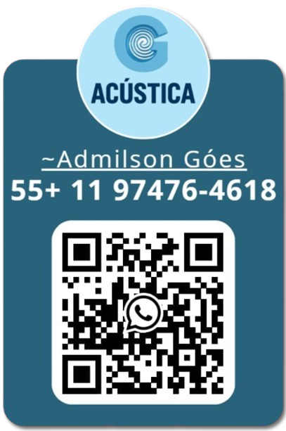 QR Code para contato com a Acústica Góes via WhatsApp